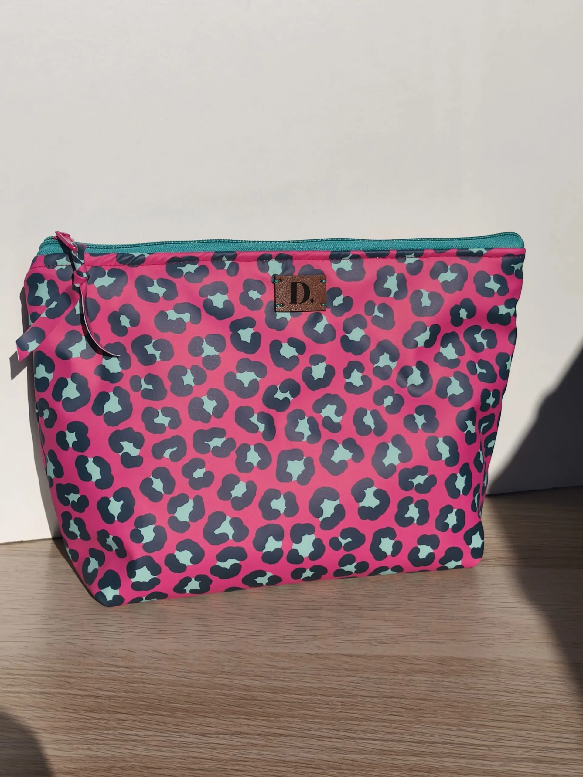 Neceser impermeable "Animal Print Pink" Grande