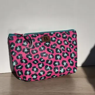 Neceser Impermeable "Animal Print Pink" Mediano