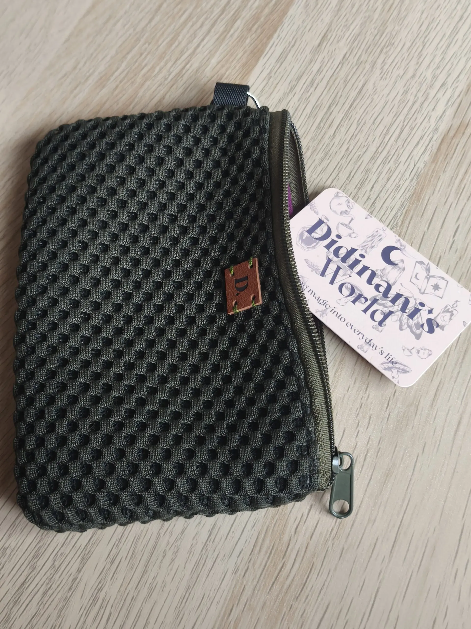 Monedero "Sport 3D" Verde Oliva Grande