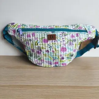 Riñonera Waffle "Blue Spring"