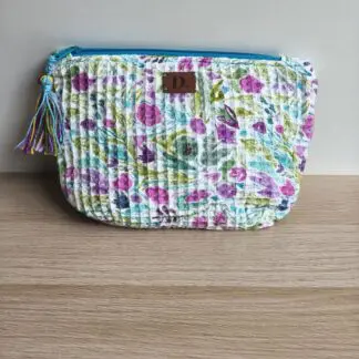 Neceser Waffle "Blue Spring" Mediano