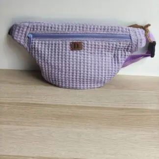 Riñonera Waffle "Malva"