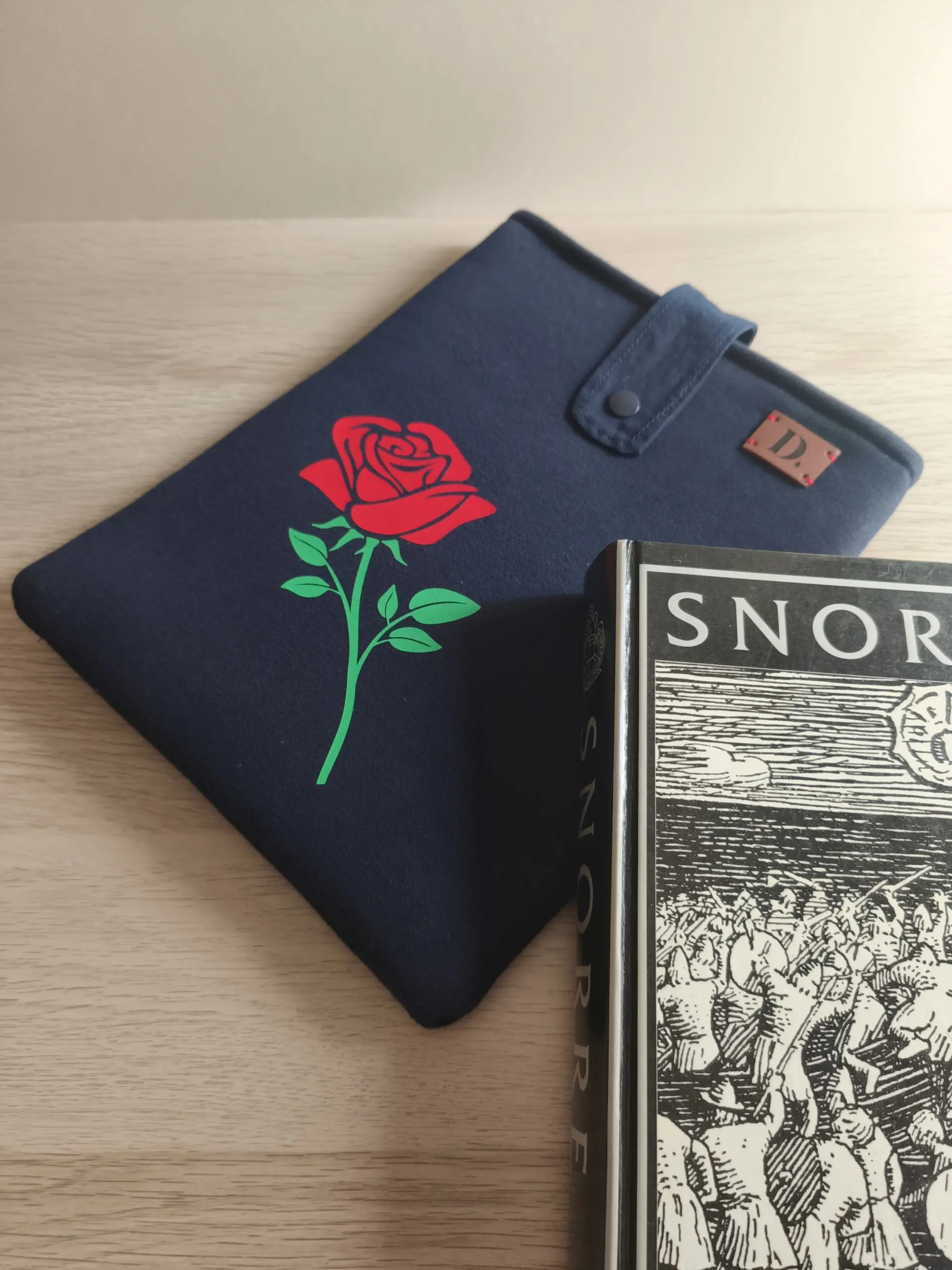 Funda de Libro "Rosa" Azul Marino - Imagen 2