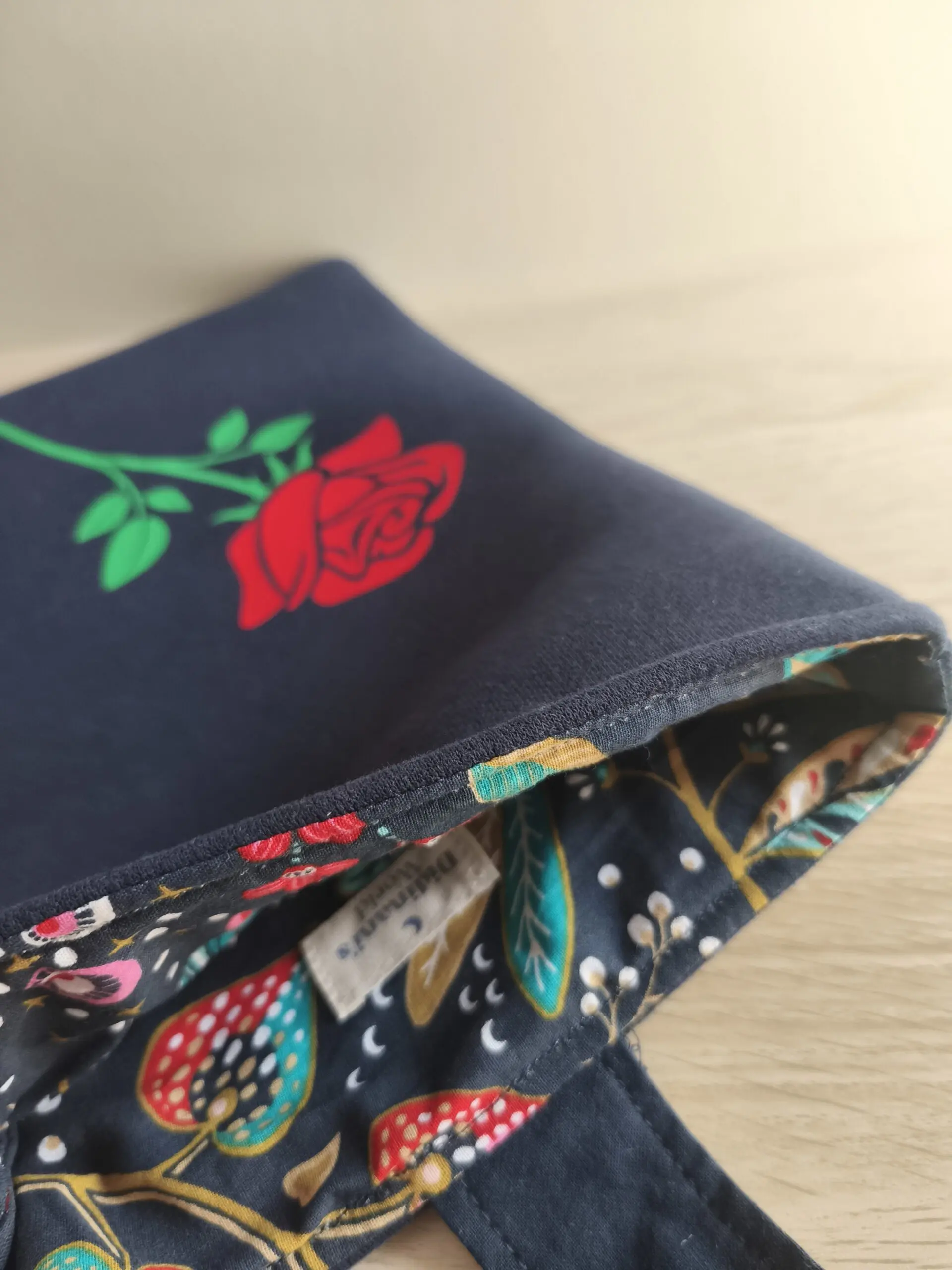 Funda de Libro "Rosa" Azul Marino - Imagen 4