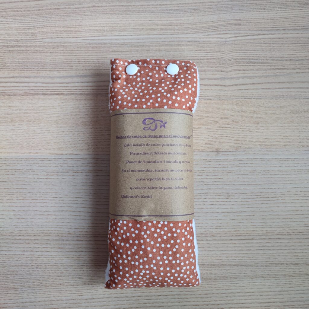 bolsa de arroz Ocher Dots