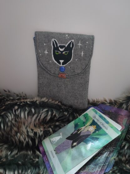 bolsa de tarot o runas Esoteric Cat