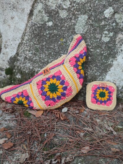 Crochet Sling bag Beige(2)