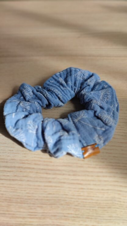 Coletero Scrunchie Blue Dandelion