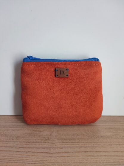 Monedero Orange Suede