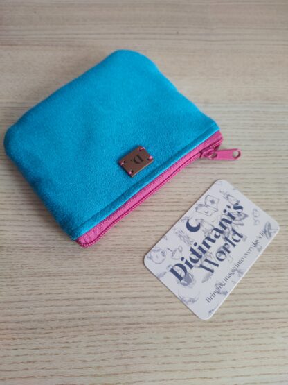 Monedero Turquoise Suede - Imagen 3
